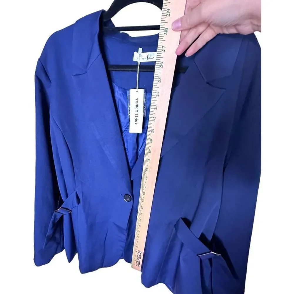 NWT Agnes Orinda Royal Blue Blazer - Size 4X
